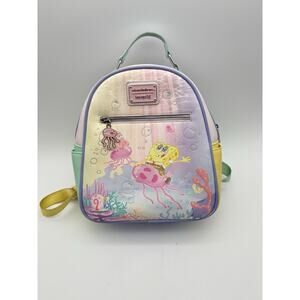 Loungefly Spongebob Pastel Jellyfish Catching Mini Backpack